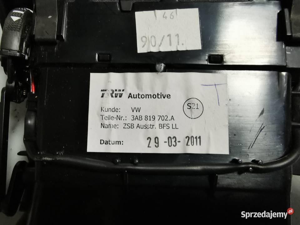 Kratki nawiewu prawa lewa passat b7 cc Części wielkopolskie Międzychód