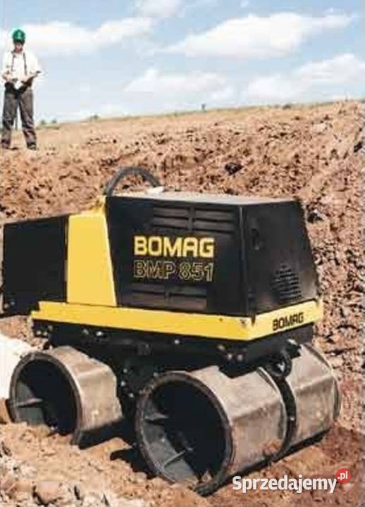 Walec BOMAG BMP 851 z bębnami sześciokątnymi do Pozostałe małopolskie sprzedam
