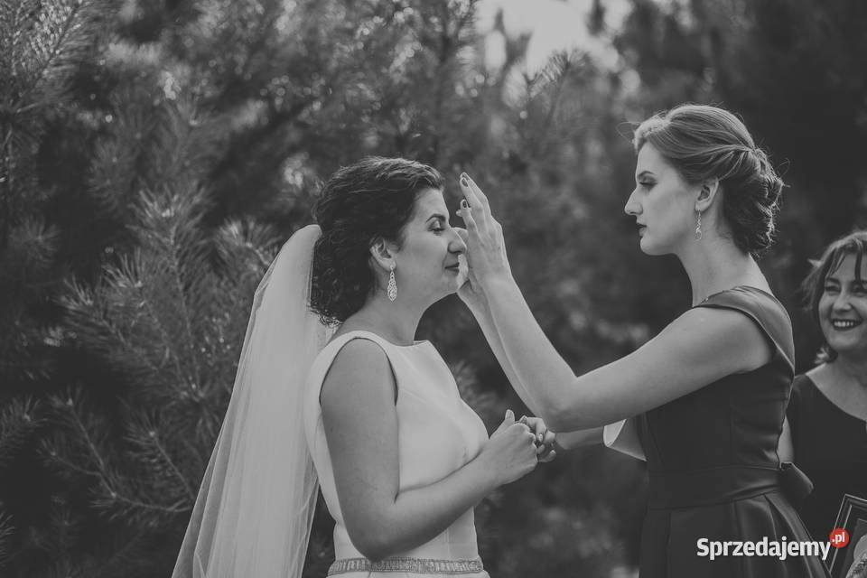 Suknia ślubna z trenem mikado Lublin