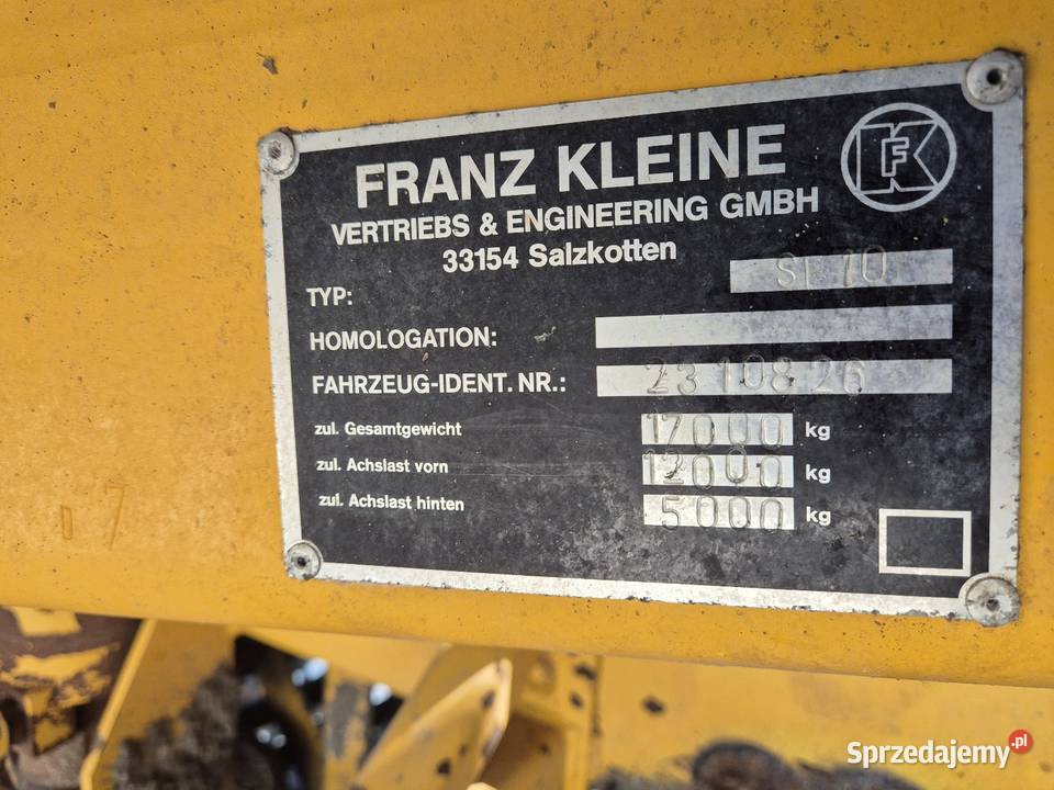 Kombajn do buraków Kleine sf10 Kamień-Kolonia