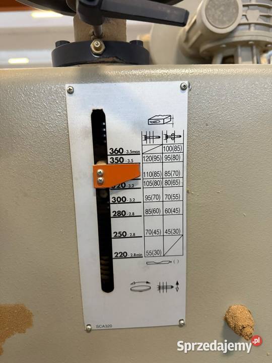 Wielopiła CML SCA320 odbiór materiału Juszczyn