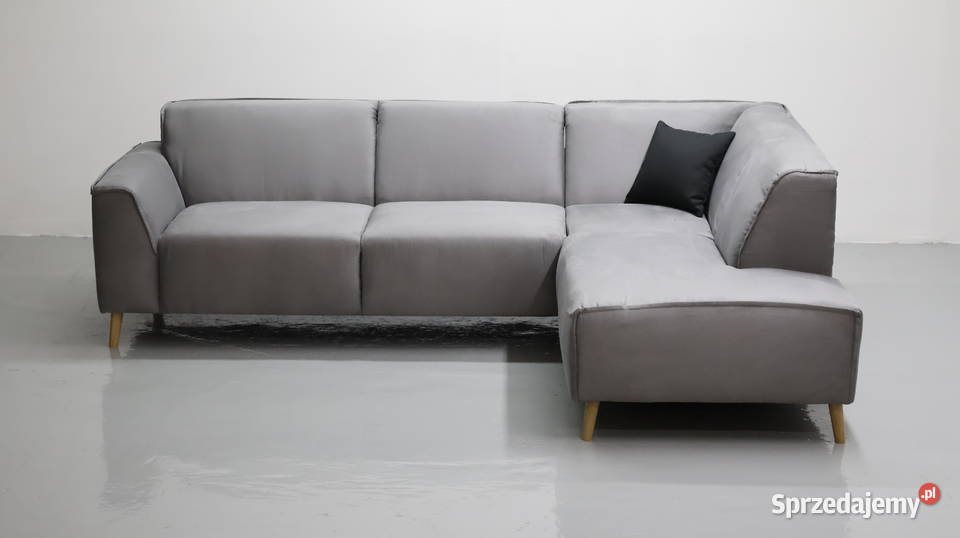 TLY NOWOCZESNY NAROŻNIK kanapa sofa popielata sprzedam