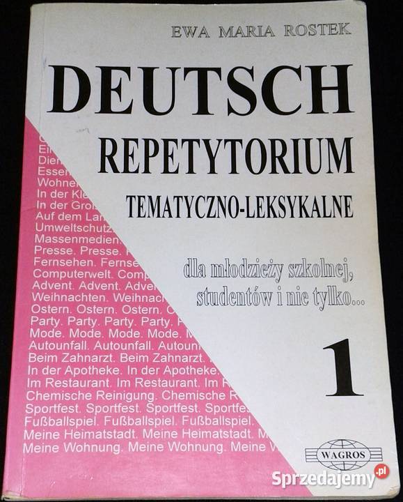 Deutsch 1 Repetytorium tematycznoleksykalne Ewa miękka Chełm
