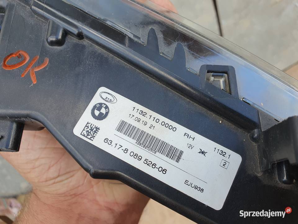BMW F45 G06 G07 G20 G21 HALOGEN LED PRAWY PRZÓD osobowe wielkopolskie Międzychód