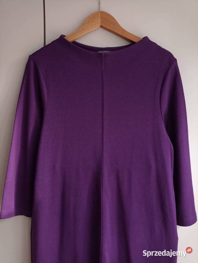 Sukienka Marc OPolo S wiskozowa fioletowa Czarnków