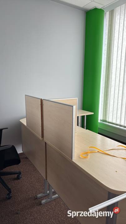 Biurka drewniane narożne biurowe Warszawa sprzedam