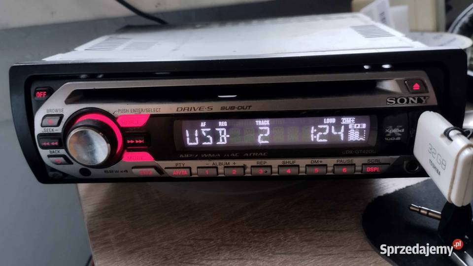Sony CDX GT420U USB AUX RADIO SAMOCHODOWE Sony Łódź