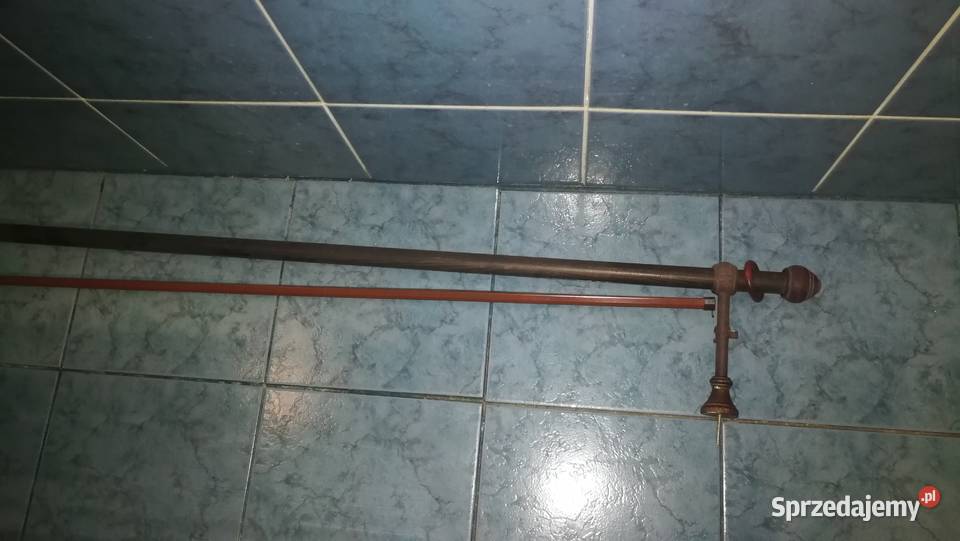 Karnisze podwójne drewniane Poznań