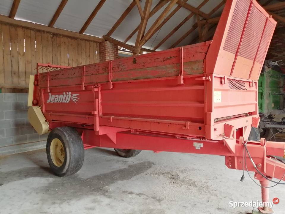 Jeantil rozrzutnik obornika nieuszkodzony Rozrzutniki obornika Gruszka Duża-Kolonia