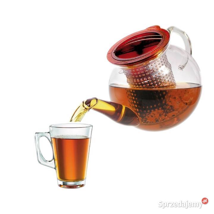 Szklany imbryk czajnik zaparzacz FINUM TEA Warszawa