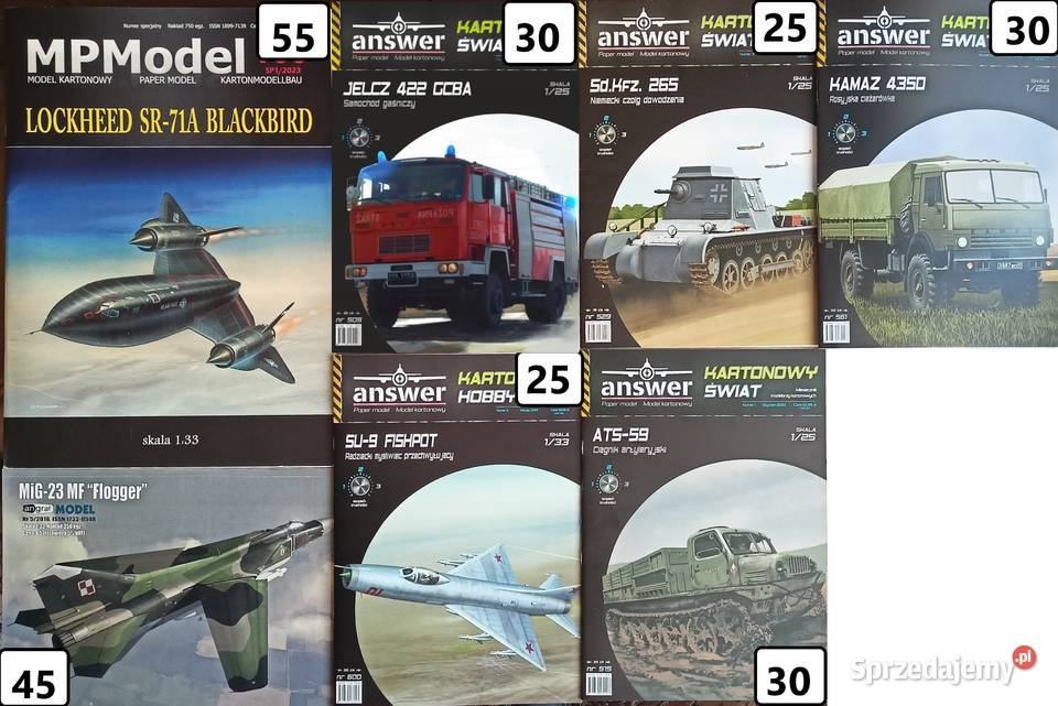 Modele Kartonowe Antyki, Sztuka, Kolekcje Wejherowo