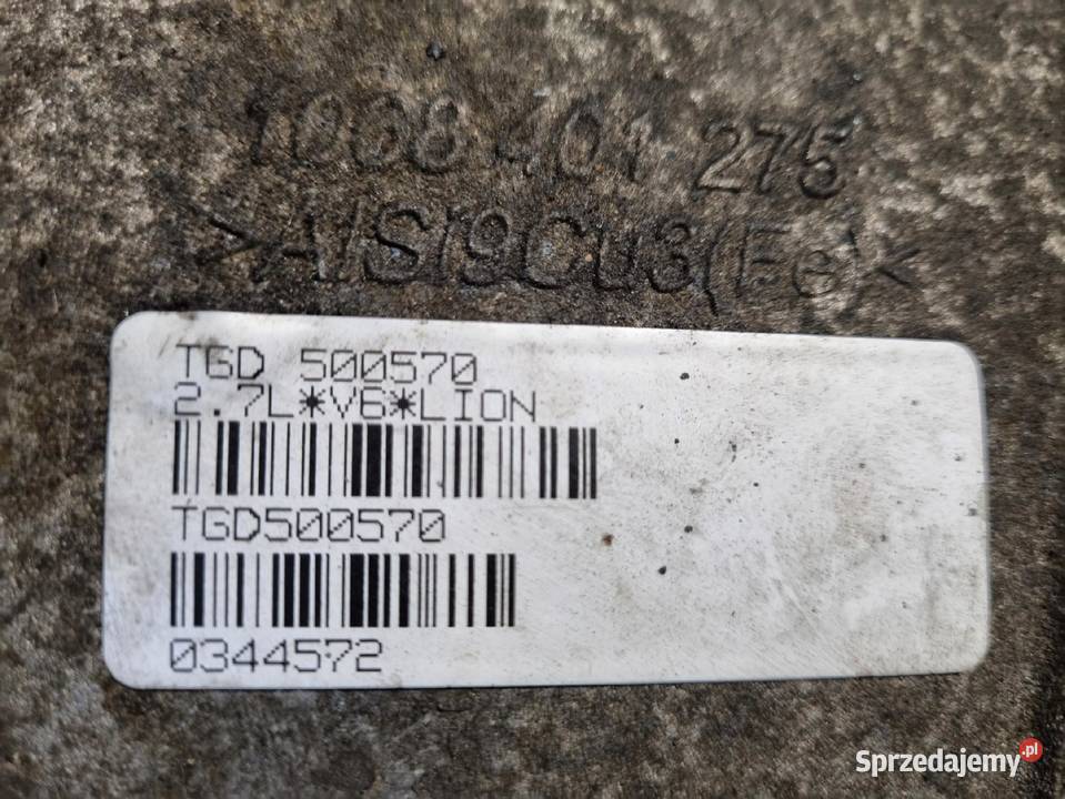 SKRZYNIA BIEGÓW Range Rover Sport I L320 27 TDV6 Chełm