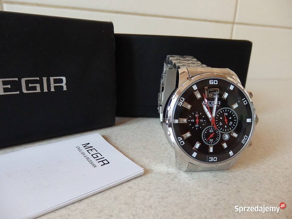 Zegarek MEGIR Optic Black MS2068G1 Chronograf Rzeszów