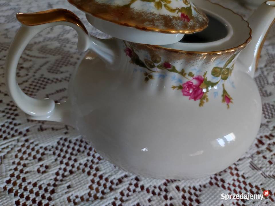 Czajnik imbryk 16 l Iwona Złota Róża porcelanowy świętokrzyskie Kielce sprzedam