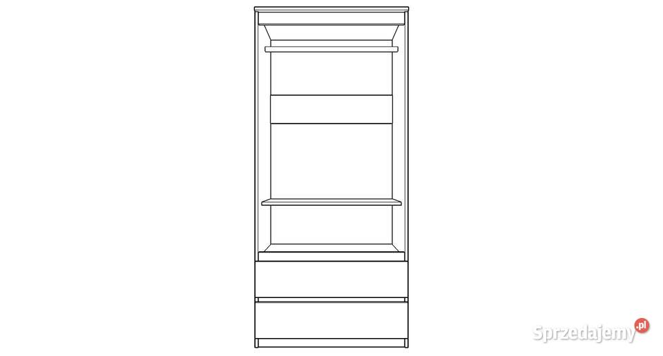 szafa klasyczna biała STARS MDF C12 90x55 w200 sprzedam