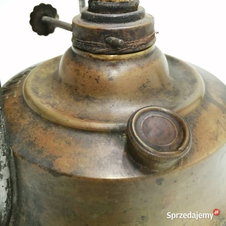 Zabytkowa kuchenka na naftę mosiężna Kraków