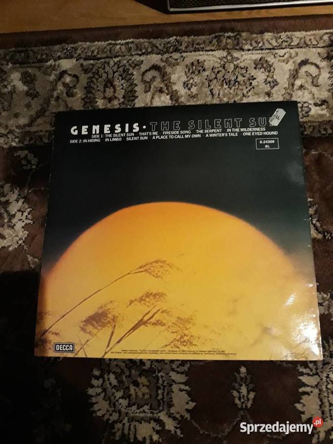 GENESIS The Silent Sun 1969z kolekcji prywatnej płyta winylowa
