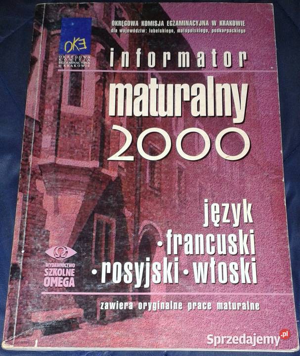 Informator maturalny 2000 Język francuski Chełm