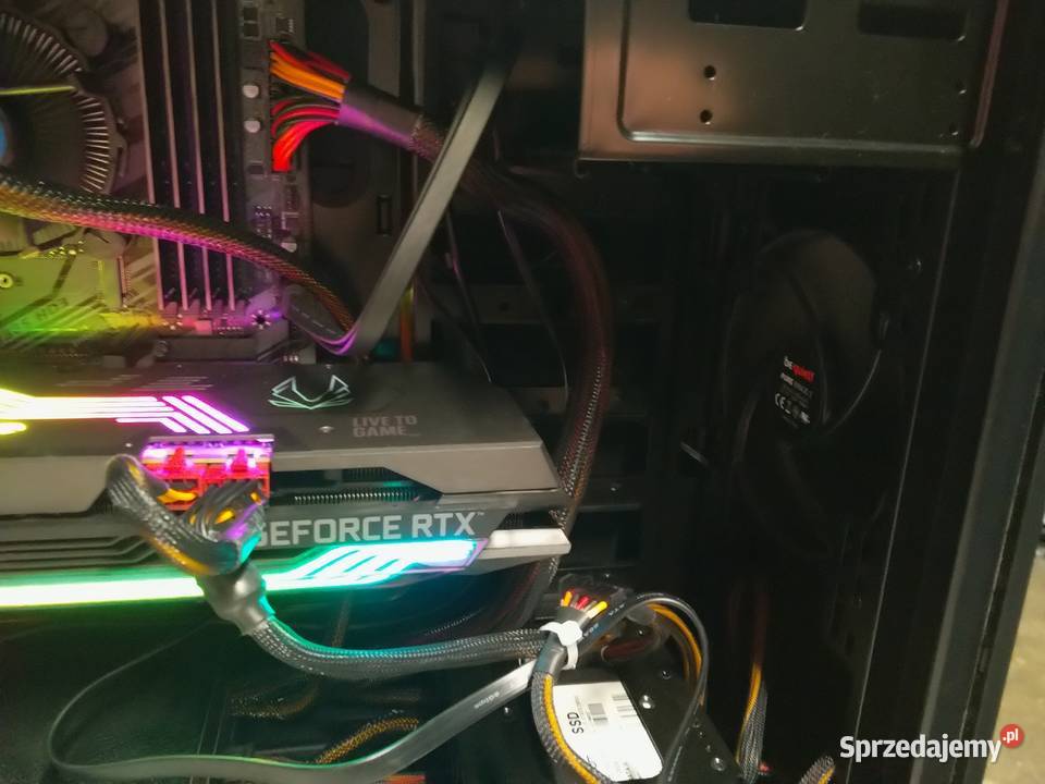 Komputer stacjonarny z RTX 3080 16GB RAM RGB Izdebnik