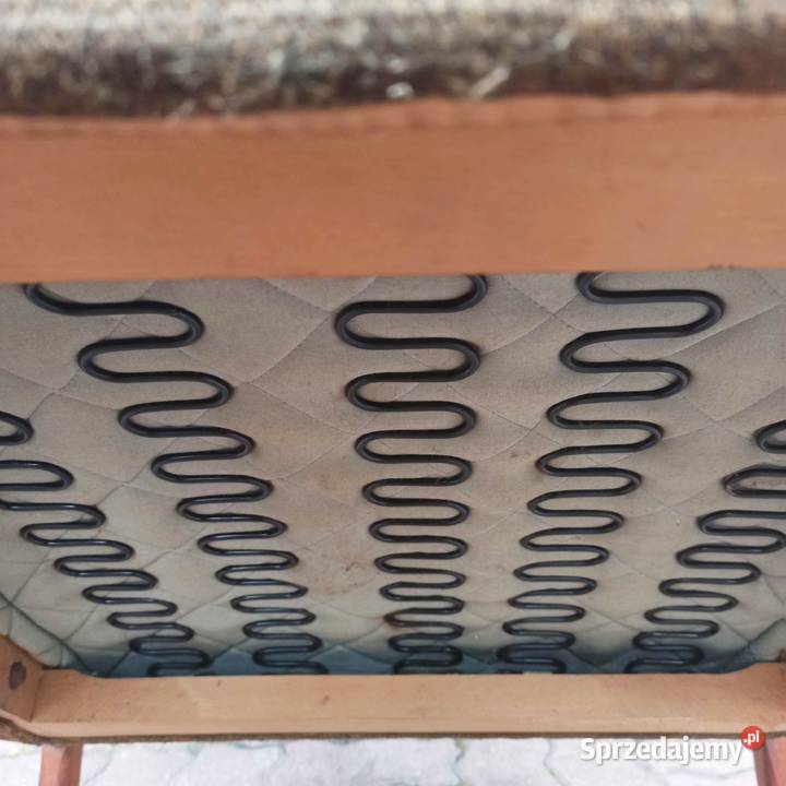 Fotel teakowy vintage skandynawia lata 60te Złotokłos