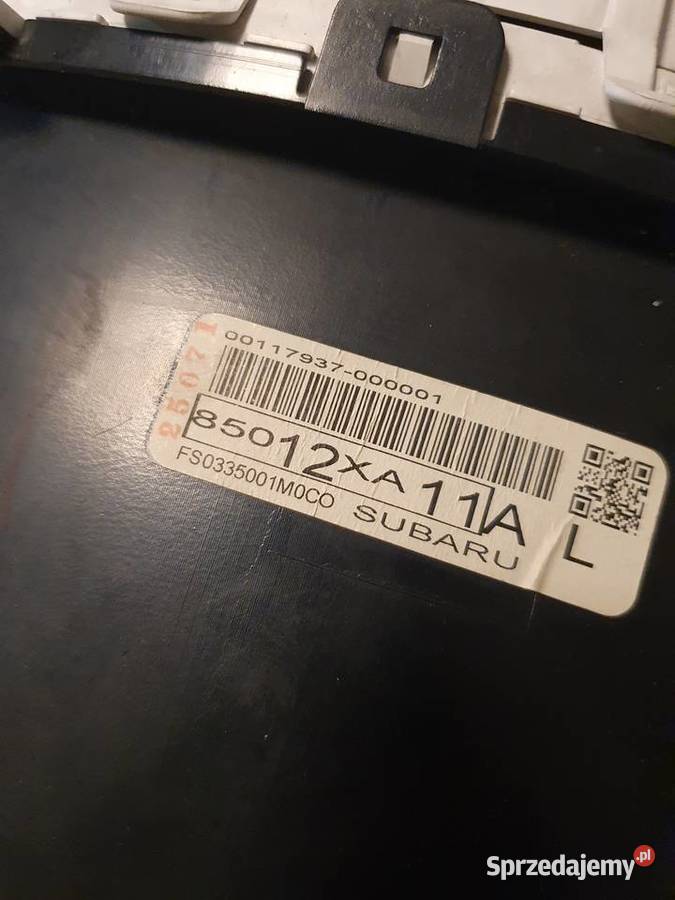 Pozostałości subaru trbeca w10usa200836h6 189kw