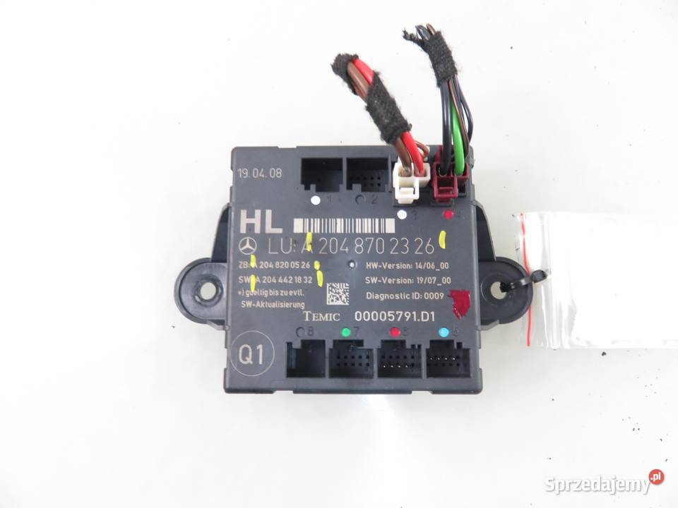 MODUŁ DRZWI MERCEDES W204 2048702326 2048200526