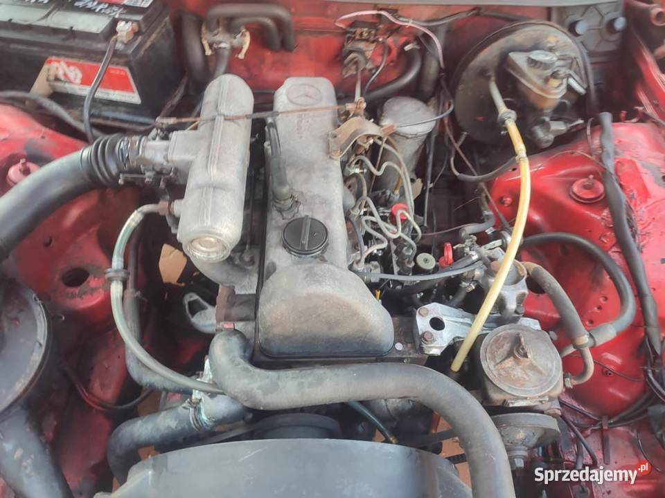 Mercedes W123 20D Beczka pali jeździ Radom