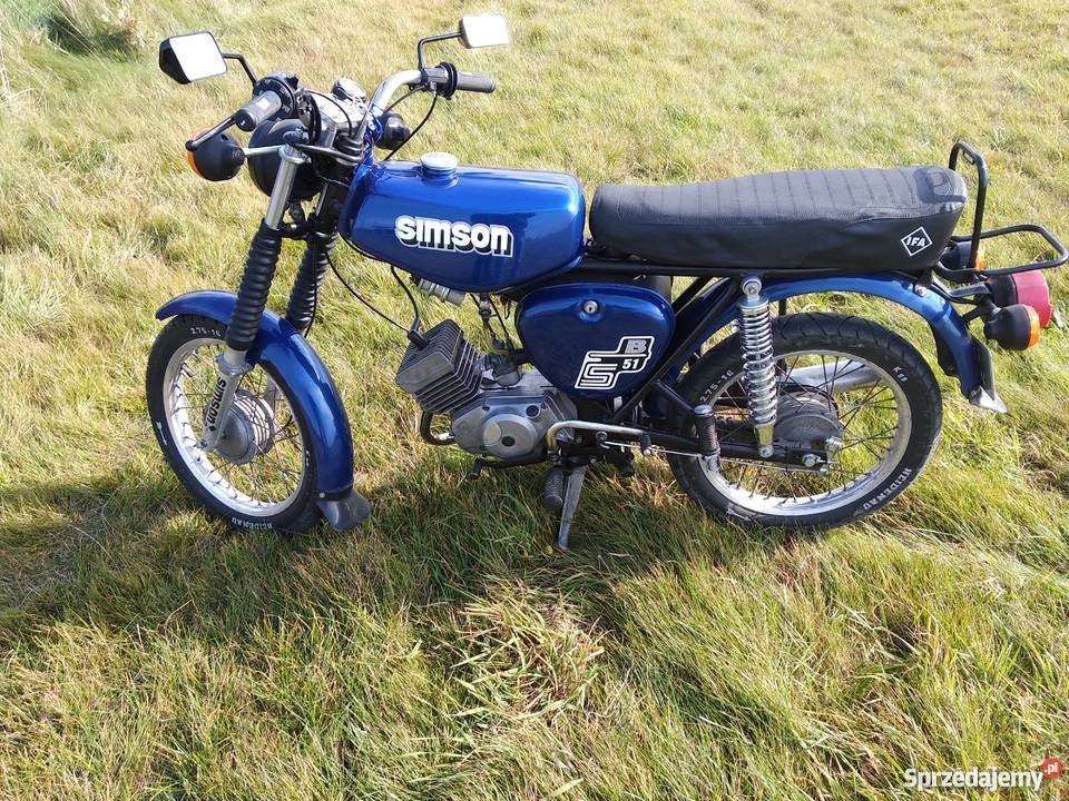Simson S51 4B generalnym remoncie Wola Rafałowska