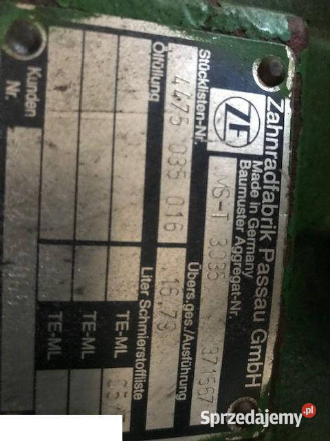 John Deere 3400 Zwolnica ZF ST3035 wielkopolskie Jastrzębniki sprzedam
