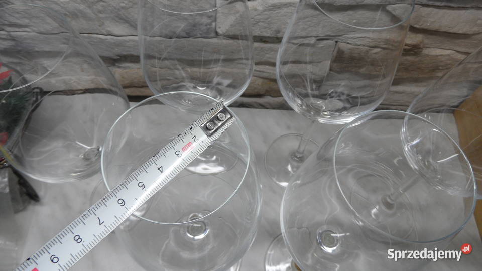 Wysokie kieliszki 6 sztuk wino itp Poznań
