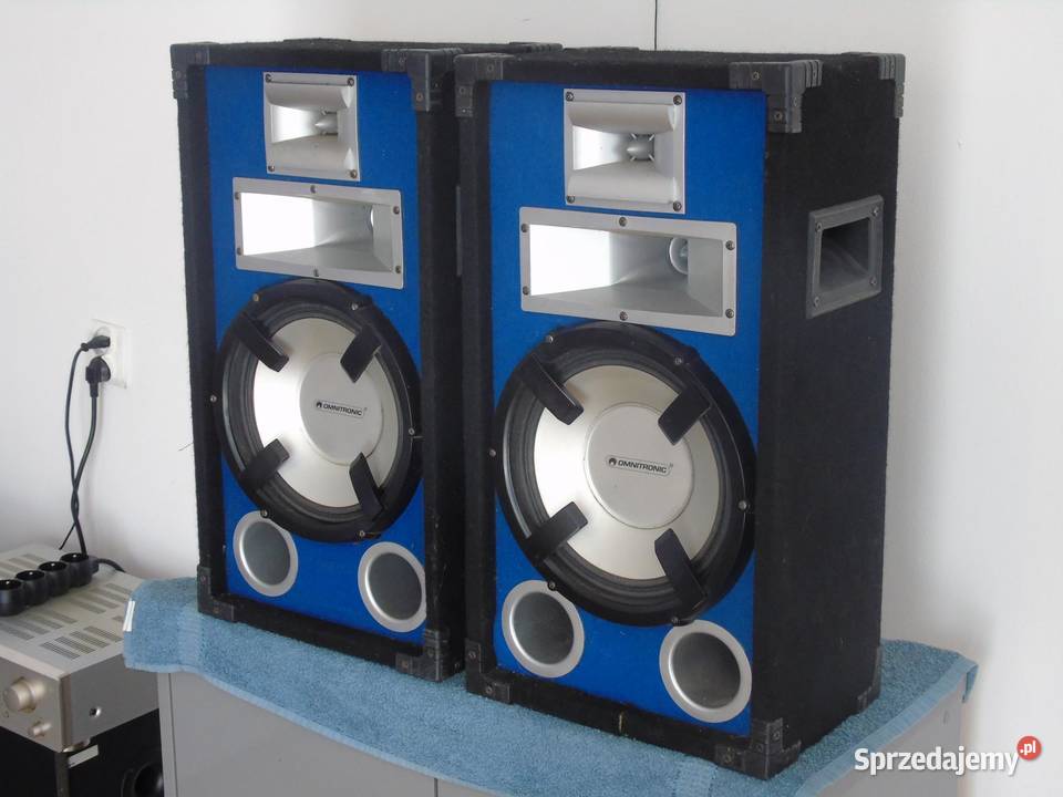 Kolumny estradowe Omnitronic 2x 300 wat sprawne