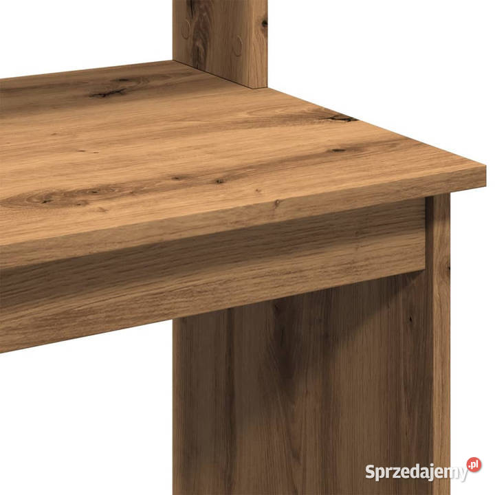 Biurko z półkami dąb Artisan 102x45x148 WM855835 Warszawa
