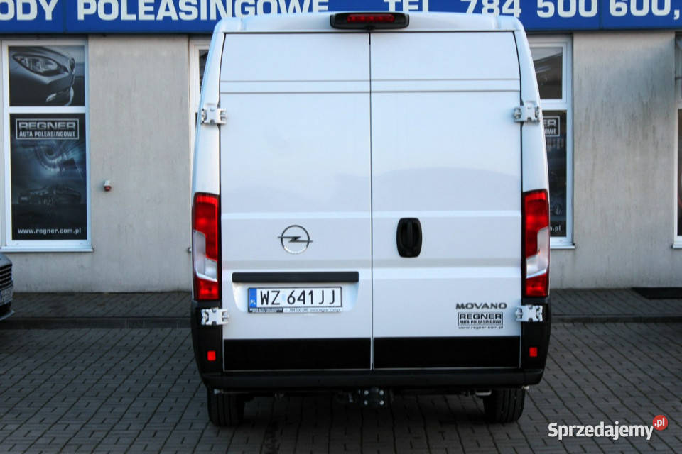 Opel Movano SalonPL L4H2 FV23 180 Kamera Hak zarejestrowany w Polsce
