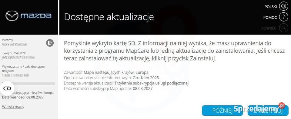 Mazda Connect Mapy 20262027 Android Auto CarPlay