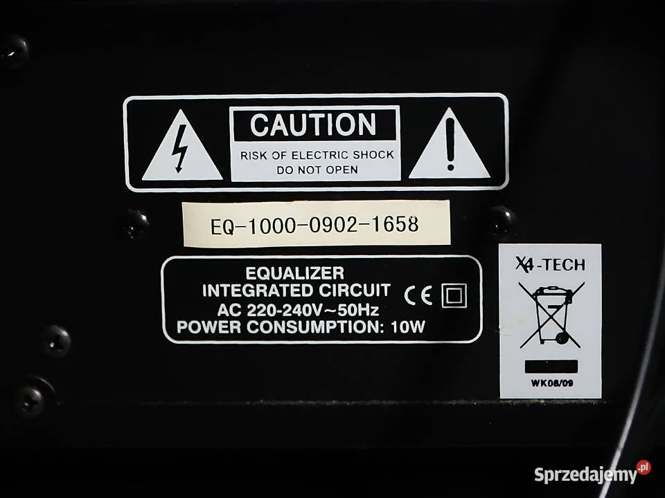 Zestaw audio X4TECH Tuner Equalizer Wzmacniacz