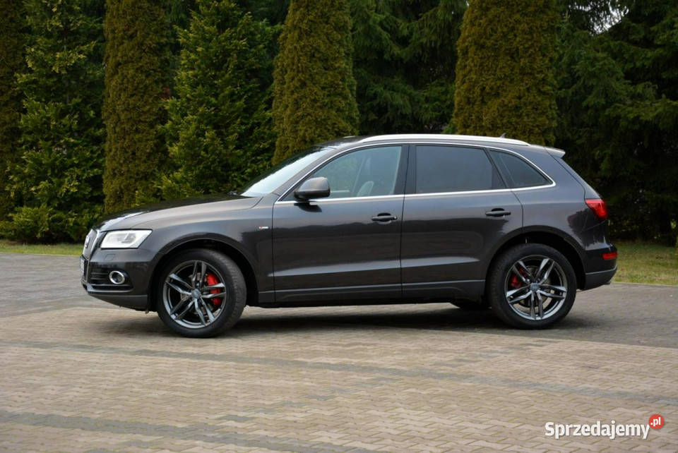 Audi Q5 2xSLine Navi Klimatronic lift Skóry grafitowy Ostrów Mazowiecka