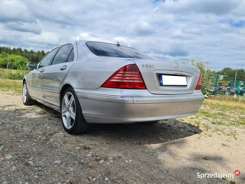 Mercedes S500 V8 4matic LONG LPG Salon Polska kupiony w Polsce Olsztyn