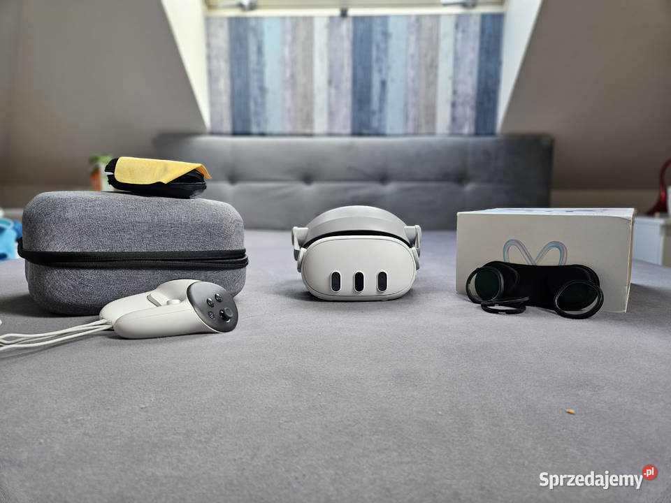 Gogle VR Meta Quest 3 128GB Stan Akcesoria Pozostałe Bielsko-Biała