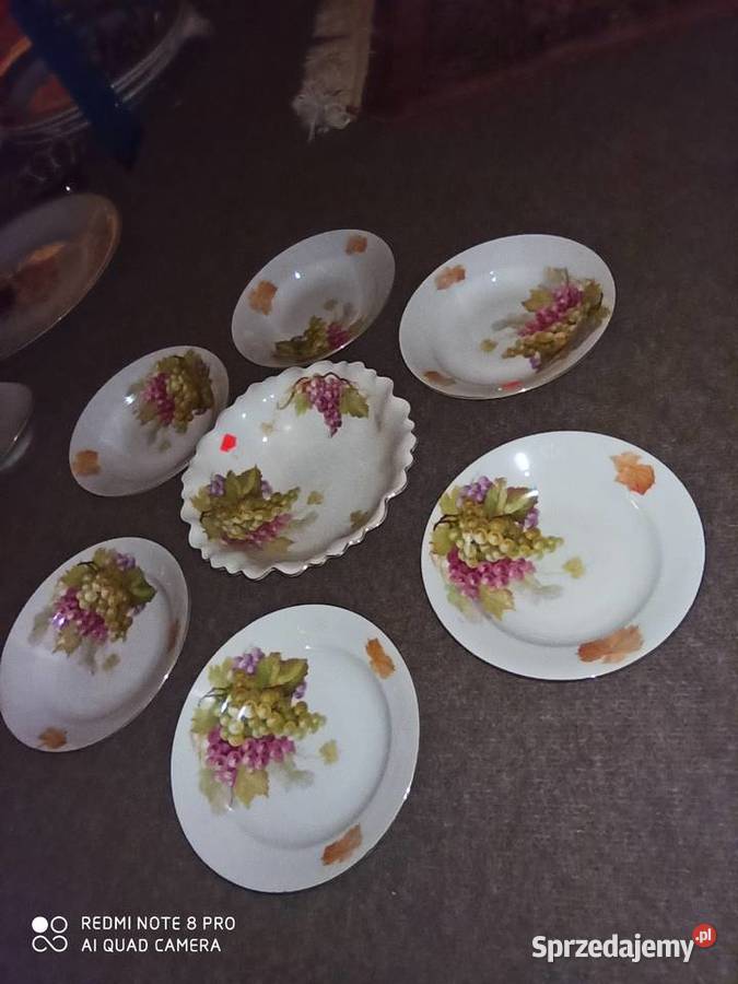 Porcelanowa misa z winogromi
Z 6 miseczkami Gdańsk