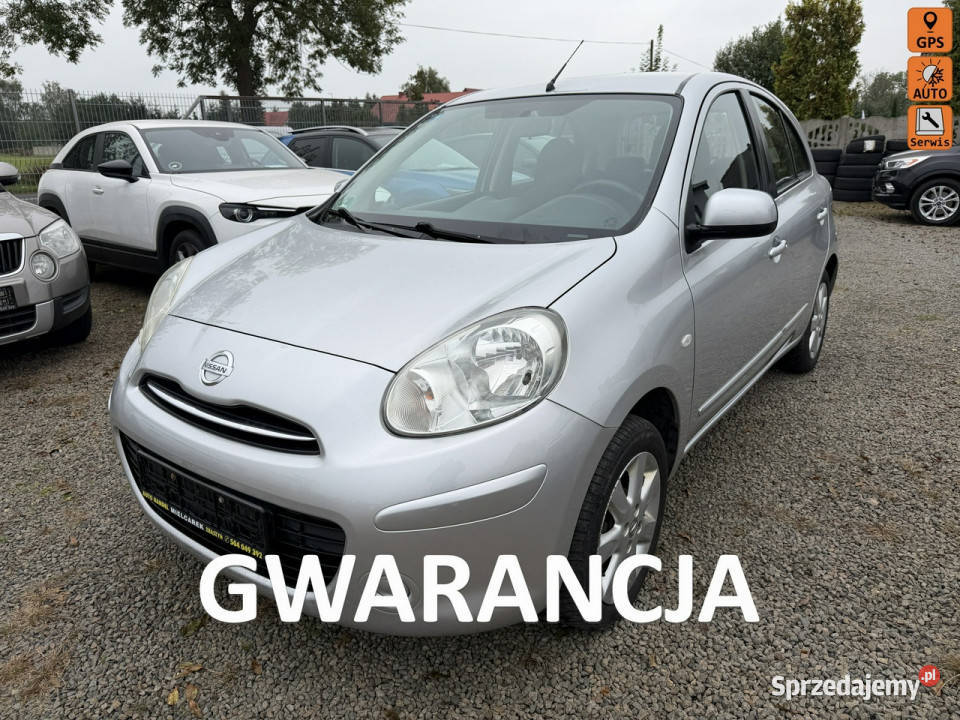 Nissan Micra navi klimatronic gwarancja K13 Zbąszyń