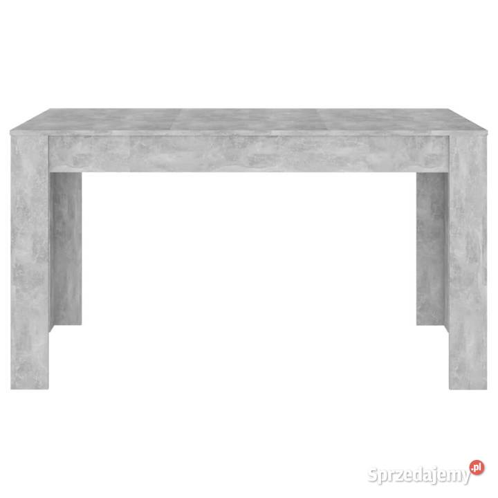 vidaXL Stół jadalniany szarość betonu 14x745x76