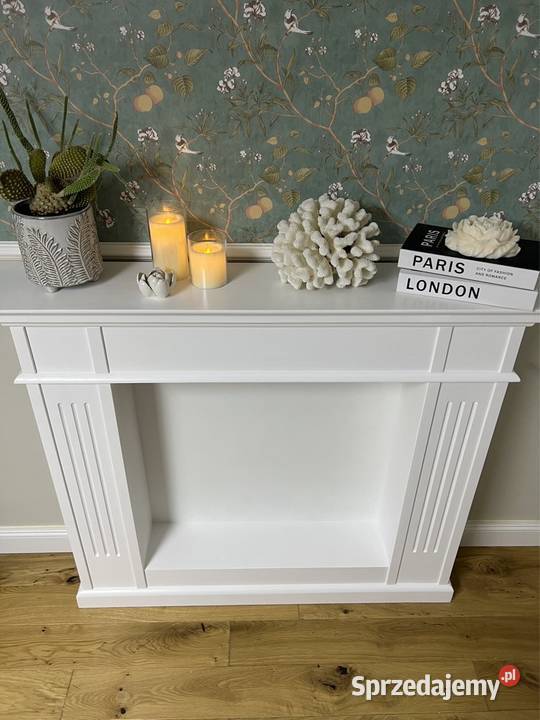 Drewno kominek atrapa portal kominkowy Konsola Warszawa