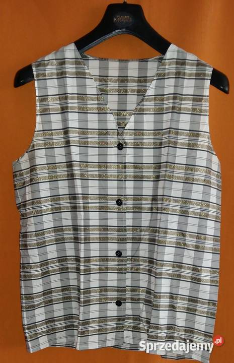 Bluzka letnia bez rękawówcała rozpinanaL łódzkie Łódź