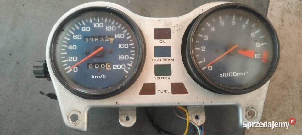 Honda CB 450s licznik lubelskie Łęczna