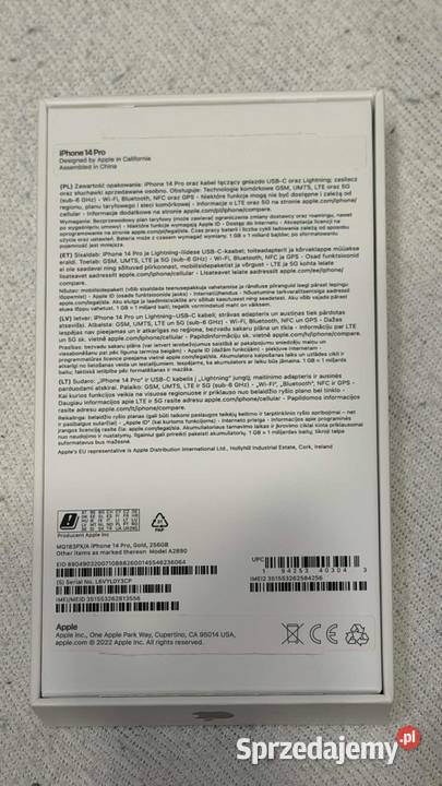 Iphone 14 Pro 256GB złoty gold Poznań sprzedam