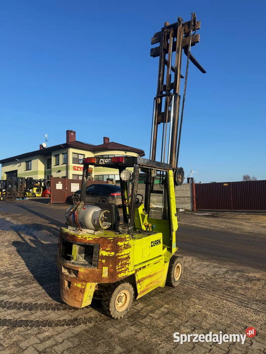 wózek widłowy CLARK GPM20 LPG Triplex 430m łódzkie Działoszyn