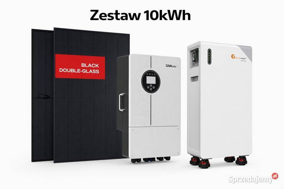 Zestaw budżetowy 10kWh LV panele inwerter 3 fazy