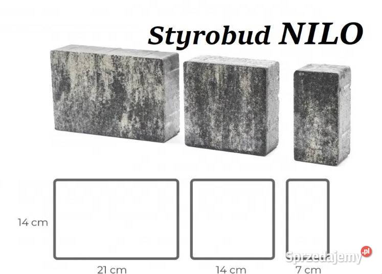 Kostka brukowa NILO 4 szara STYROBUD Strzyżów