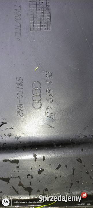 Podszybie plastikowe osłona akumulatora Audi A4
