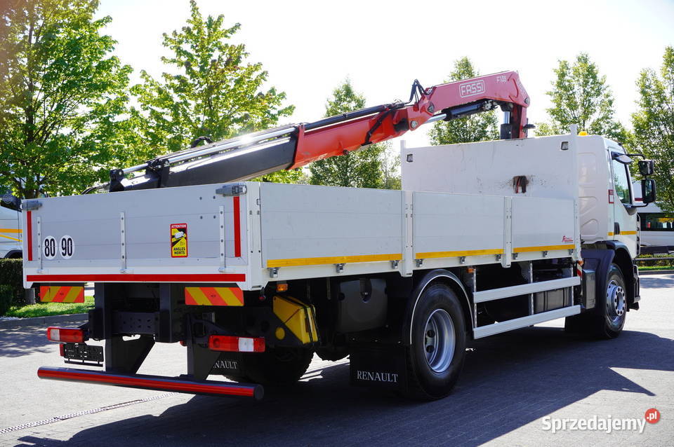 Renault C280 DTI 8 HDS Fassi 56 t Zasięg 8 m blokada mostu Kraków